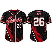 Giants Alternate Jersey, Flatback Mesh
