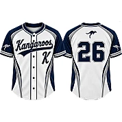 Brussels Kangaroos Alternate Jersey, Flatback Mesh