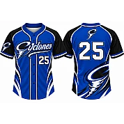 Dinan Cyclones Alternate Jersey, Flatback Mesh