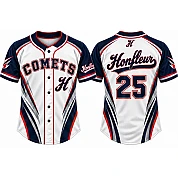 Honfleur Comets Alternate Jersey, Flatback Mesh
