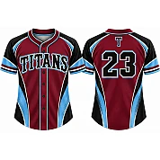 Titans FR Alternate Jersey, Flatback Mesh