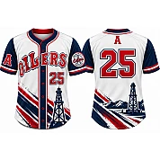 Aberdeen Oilers Alternate Jersey, Flatback Mesh