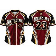 Belfast North Stars Alternate Jersey, Flatback Mesh