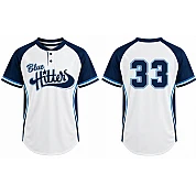 Blue Hitters Alternate Jersey, Flatback Mesh