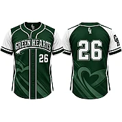 Green Hearts Alternate Jersey, Flatback Mesh
