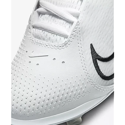 Nike Hyperdiamond 4 Elite Metall, Damen: Weiß/Schwarz