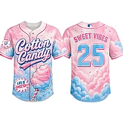  Party Jersey Mesh: Cotton Candy