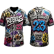  Party Jersey Mesh: Graffiti3