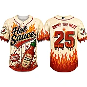  Party Jersey Mesh: Hot Sauce