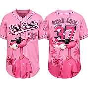  Party Jersey Mesh: Pink Panther