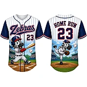  Party Jersey Mesh: Zebra4