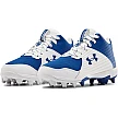 Underarmour Leadoff Mid 3023448-400: White/Royal