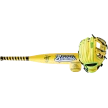 2026 Savannah Bananas™ A200® 10" Handschoen, Bal & Knuppel Set