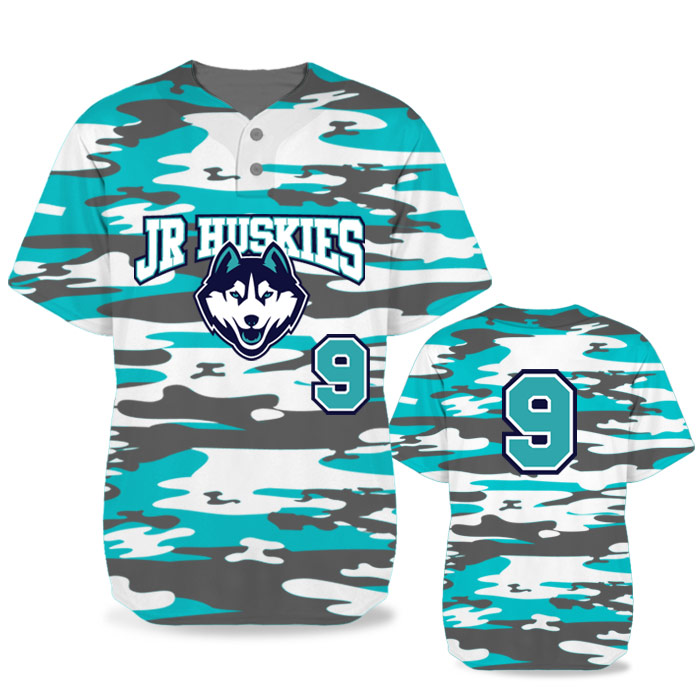 Camo Traditional BB Jersey SS 2-Button