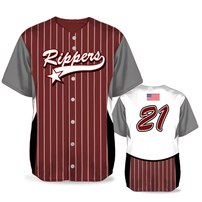 FoulLines BB Jersey SS Full-Button