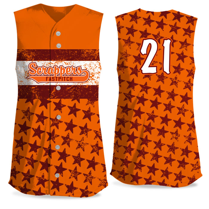 Grand FP Jersey Sleeveless Full-Button
