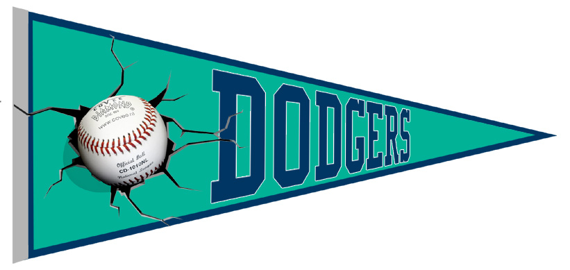 Pennant Domstad Dodgers