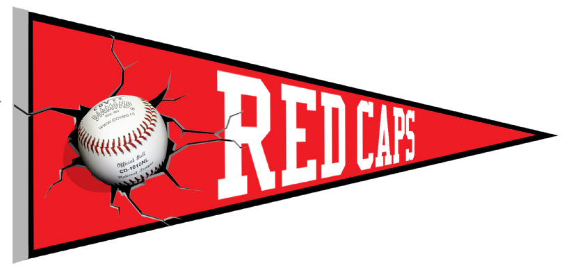 Pennant rosso dei berretti
