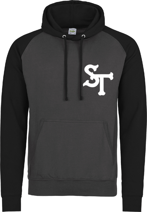 Felpa con cappuccio a contrasto SCS Tigers