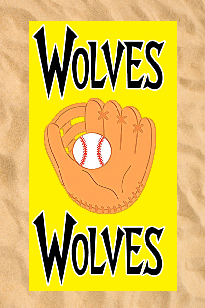 Club All-Over Beach Towel: Glove