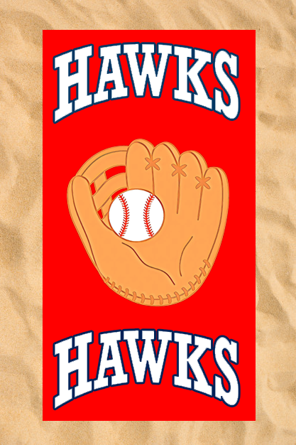 Club All-Over Beach Towel: Glove