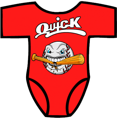 Club Baby Romper: Cracked Bat