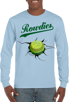 Camiseta Club, manga larga: Crack Softball