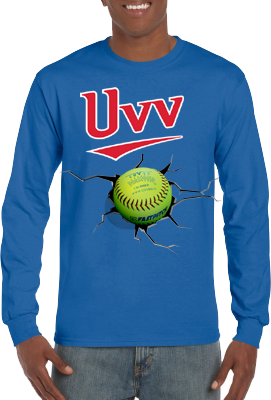 Camiseta Club, manga larga: Crack Softball