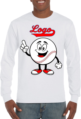 Camiseta Club, manga larga:  Happy Baseball