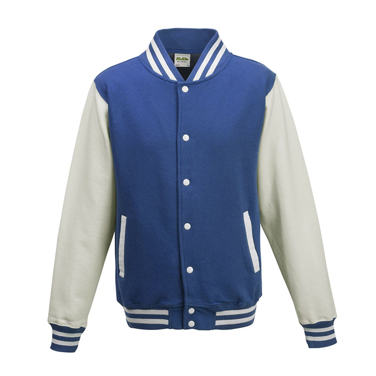 Chaqueta universitaria azul real/blanco