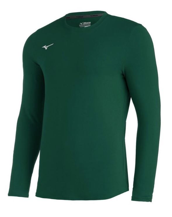 Mizuno COMP Diamond Undershirt LS: verde oscuro