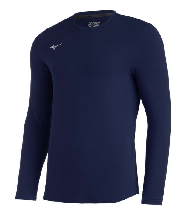 Mizuno COMP Diamond Unterhemd LS: Marine