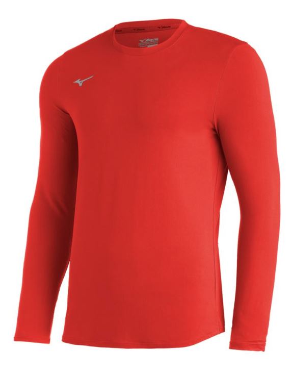 Mizuno COMP Diamond Unterhemd LS: Orange