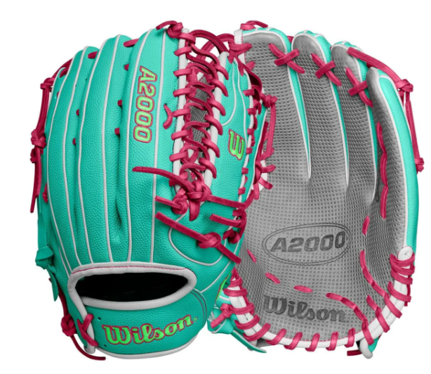 Wilson Lente 2025 A2000 SCOT7SS Seafoam/White/Flamingo 12.75"