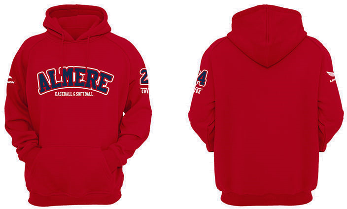 Almere 90 Hoodie Rood