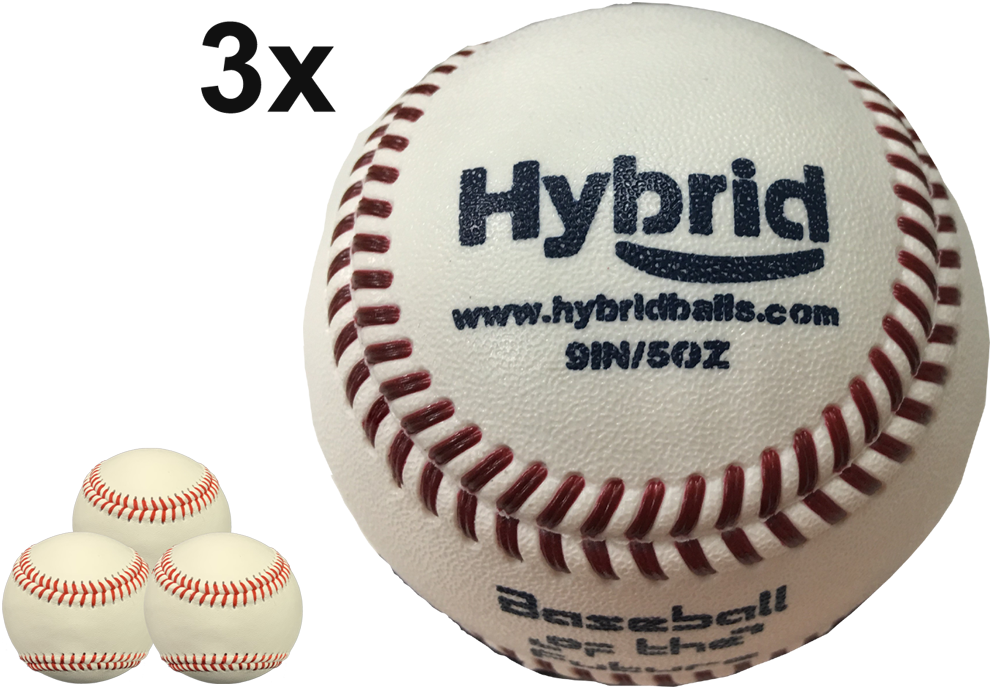 Béisbol híbrido (paquete de 3)