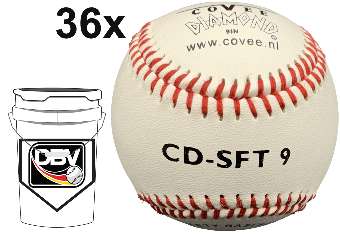 Bola de Seguridad Covee / Diamond SFT-9 (Cubo / 36)