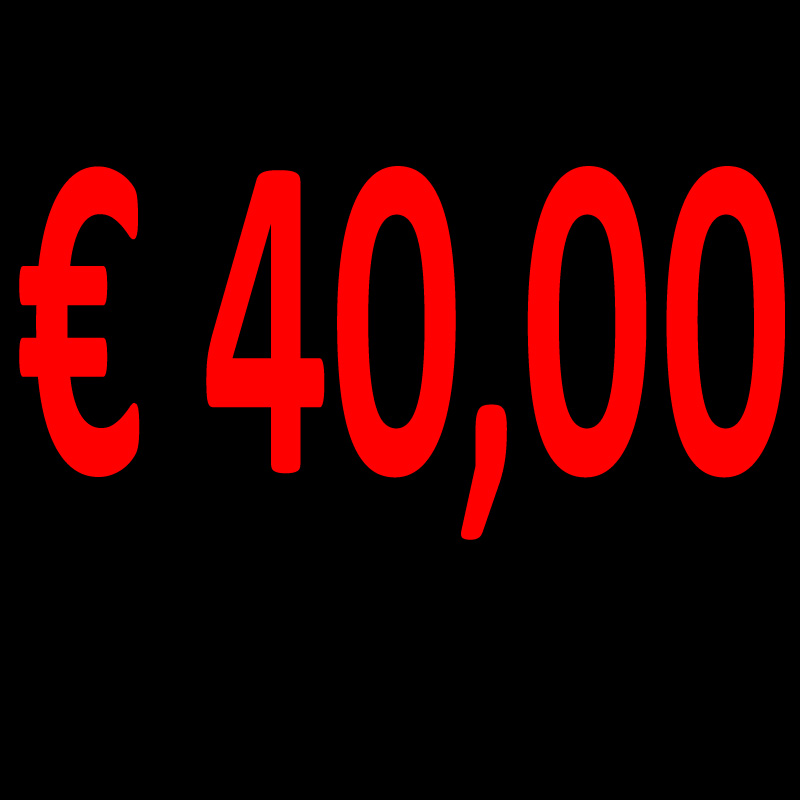 € 40,00 Spending Voucher Points System (800 Points)
