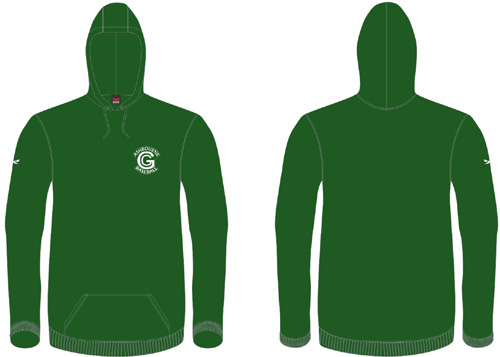 Ashbourne Giants Hoodie: Green