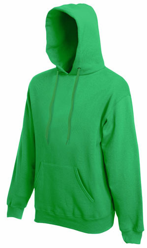Sudadera con capucha verde