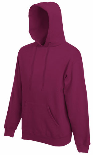 Sudadera con capucha marrón