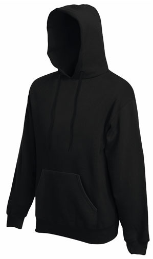 Maglione con cappuccio nero