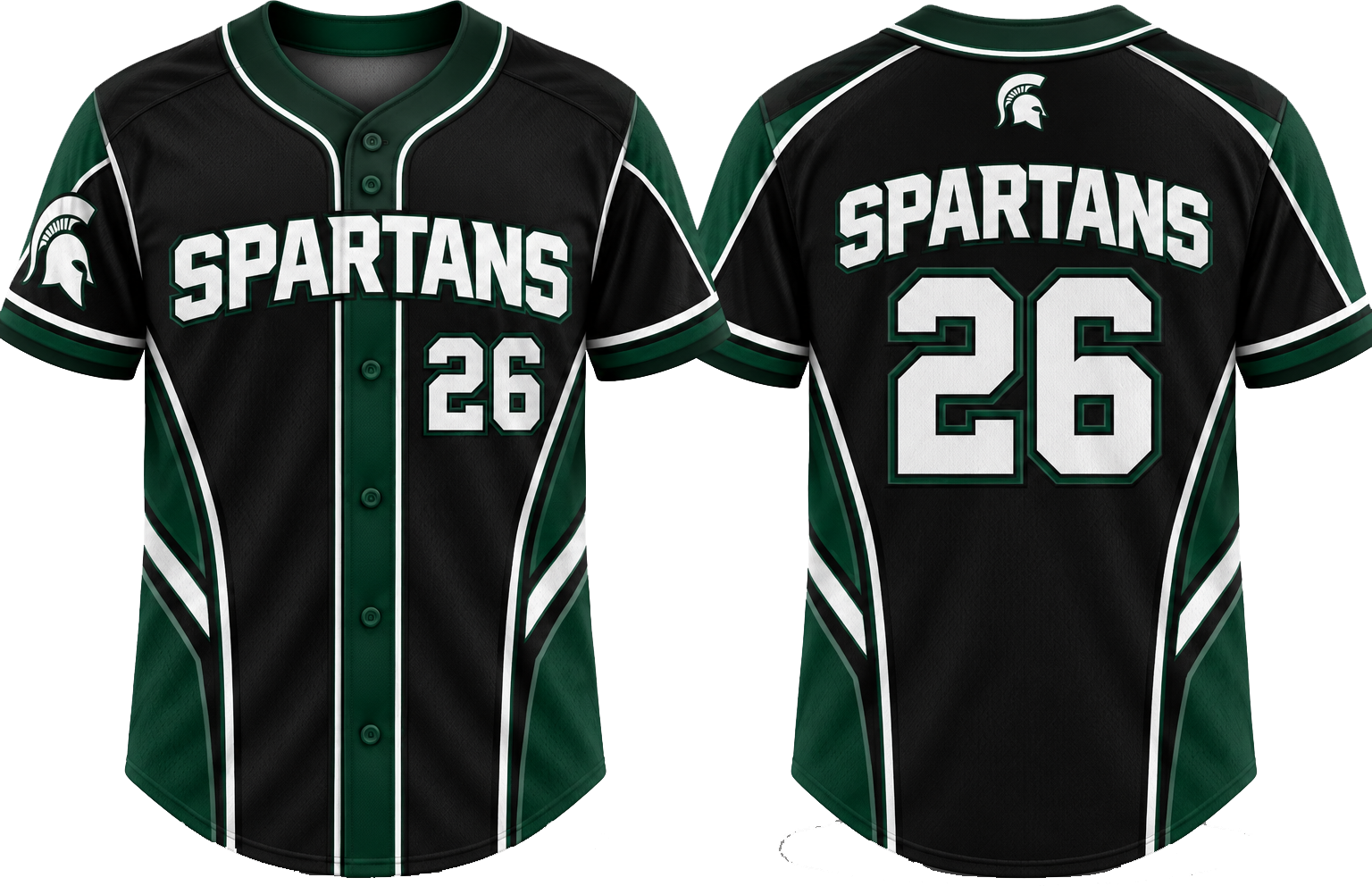 Deurne Spartans Alternate Jersey, Flatback Mesh