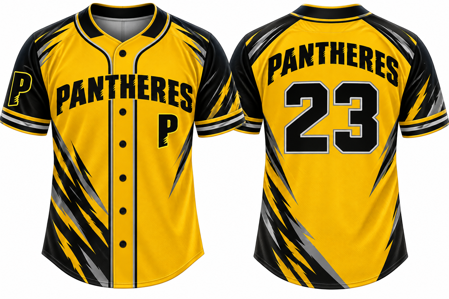 Pessac Pantheres Alternate Jersey, Flatback Mesh