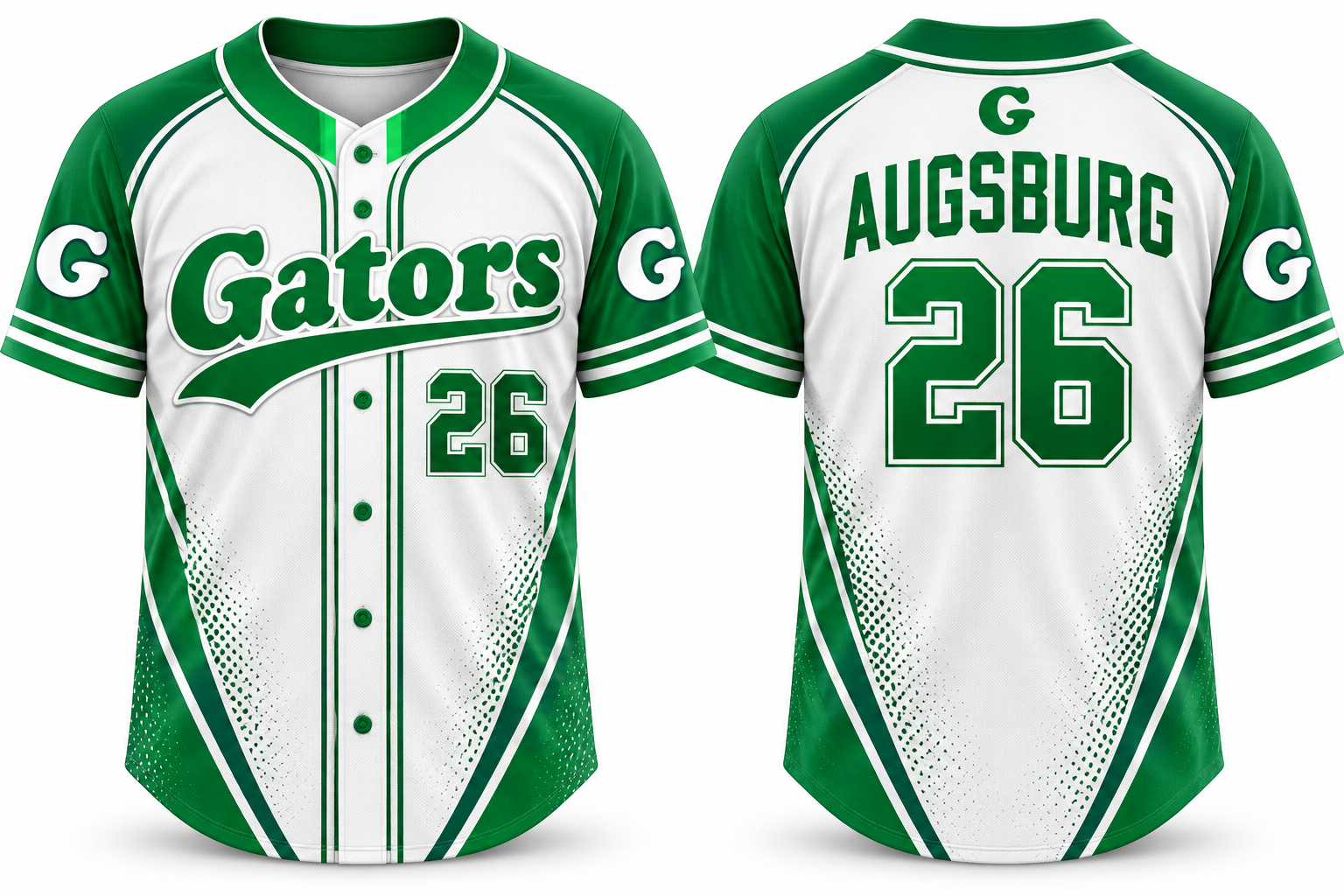 Augsburg Gators Alternate Jersey, Flatback Mesh