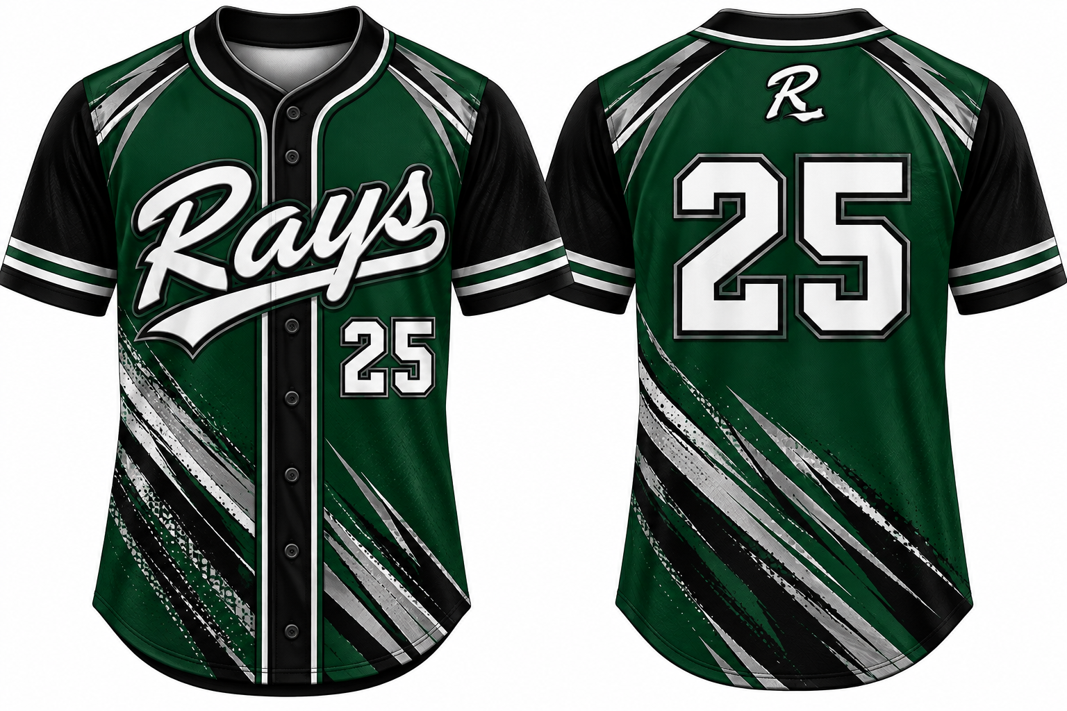 Braintree Rays Alternate Jersey, Flatback Mesh
