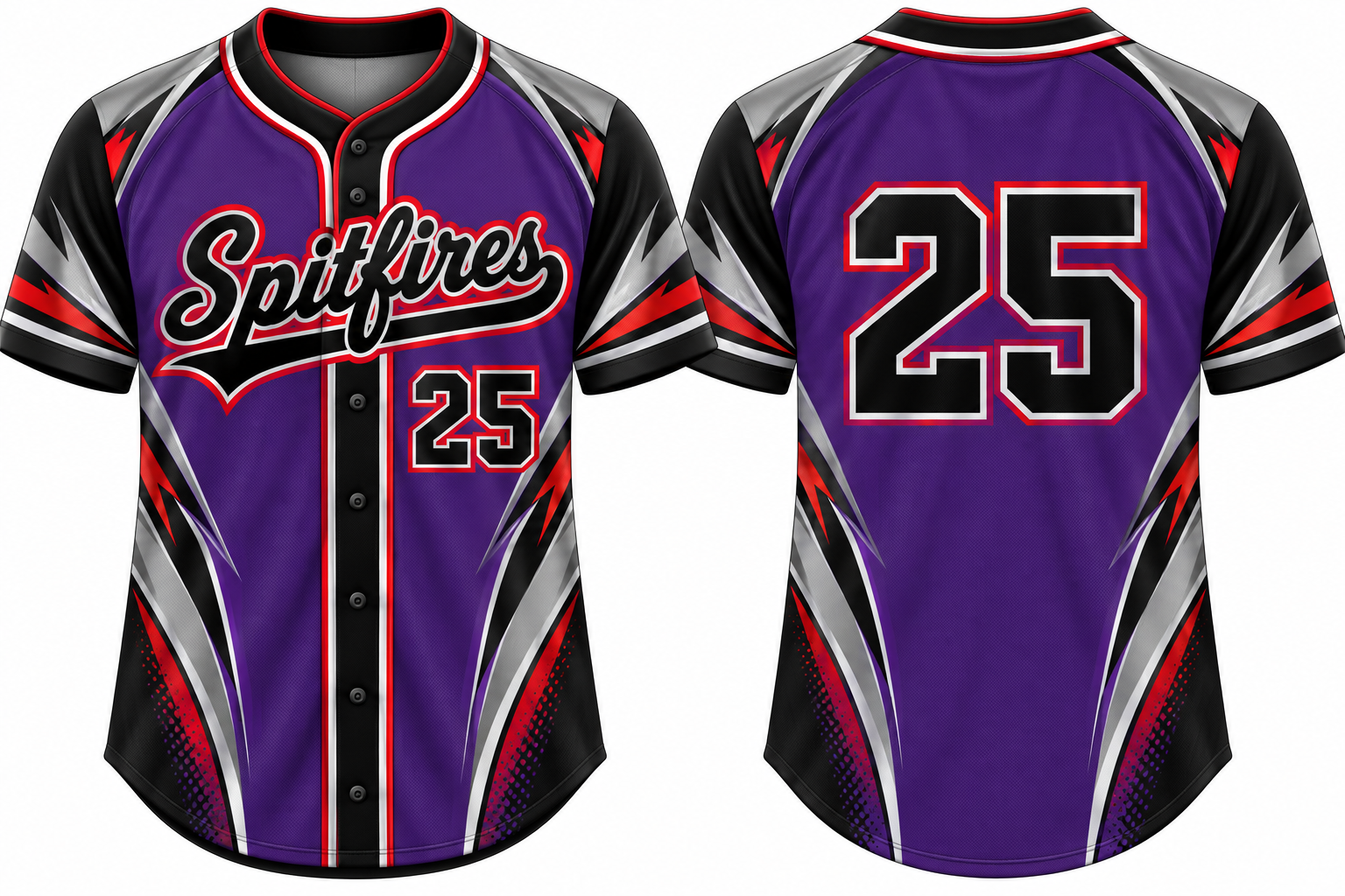 Exeter Spitfires Alternate Jersey, Flatback Mesh