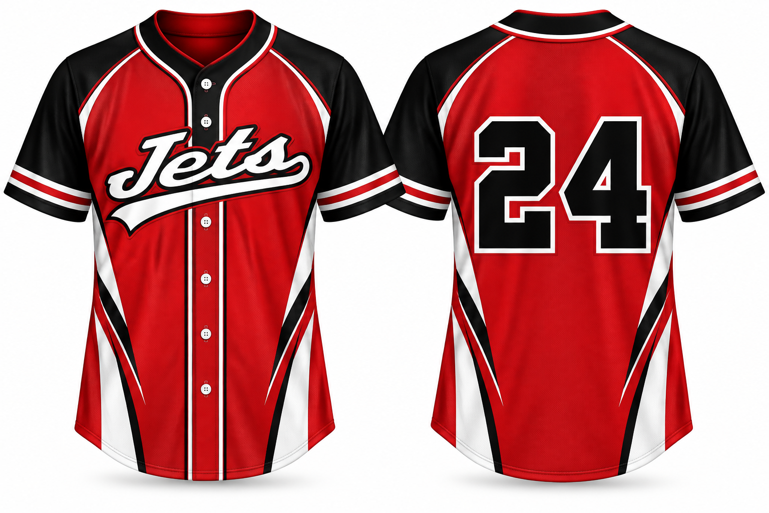 Weston Jets Alternate Jersey, Flatback Mesh