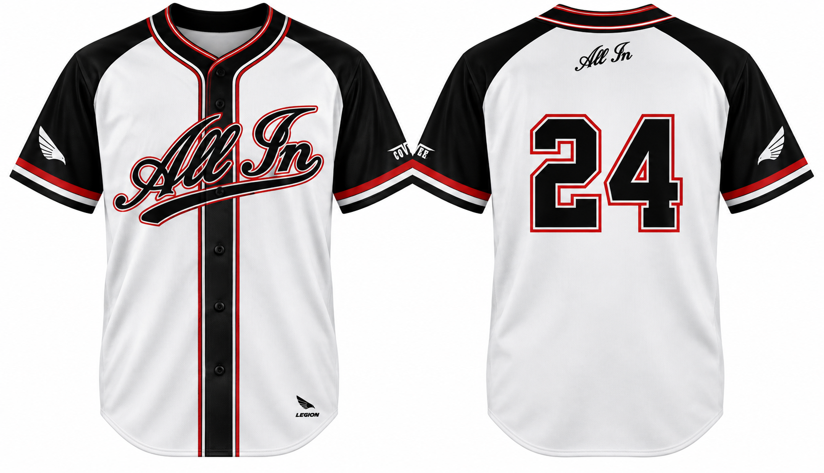 All-In Alternate Jersey, Flatback Mesh