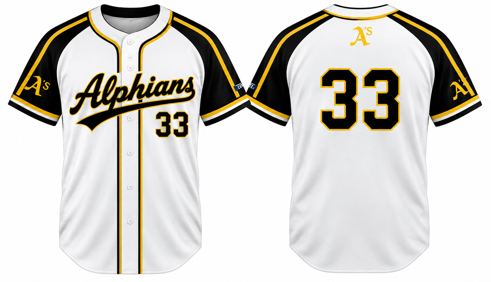 Alphians Alternate Jersey, Flatback Mesh